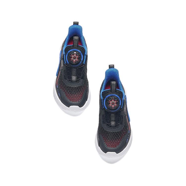 (PS) ANTA Running Series Sneakers 'Black Blue Red' A312429904-3 - Image 2