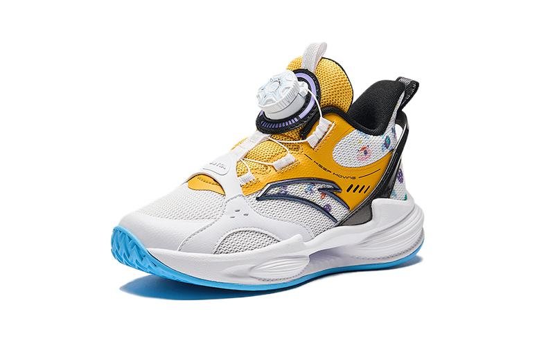 (PS) ANTA Basketball Shoes 'White Yellow Blue' A312429909-2 - Image 2