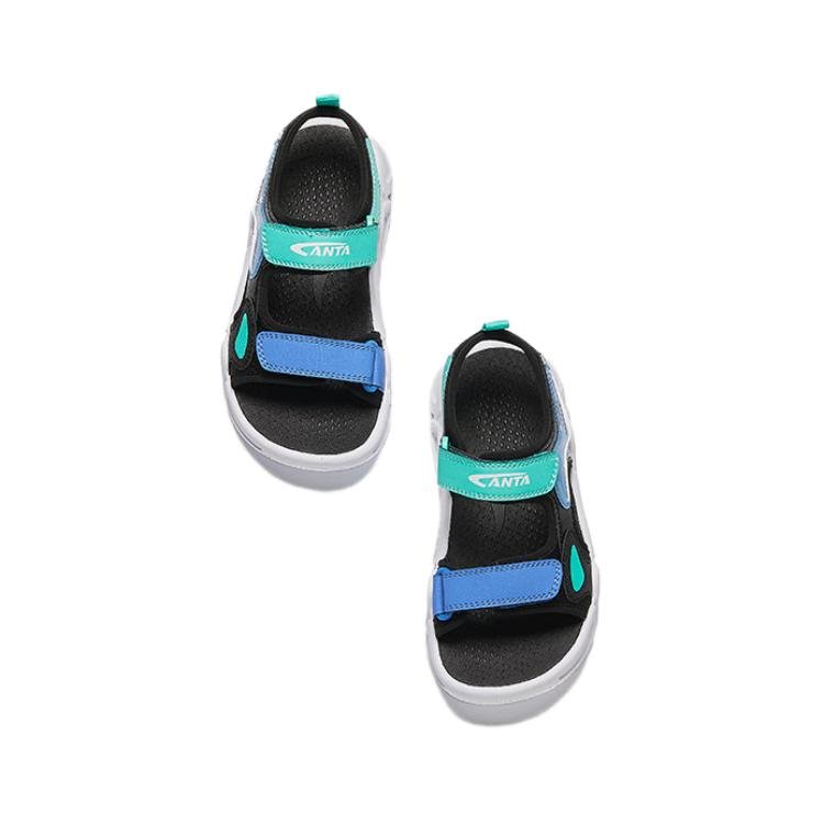 (PS) ANTA Sandals 'Black Teal Blue' A312429927-2 - Image 2