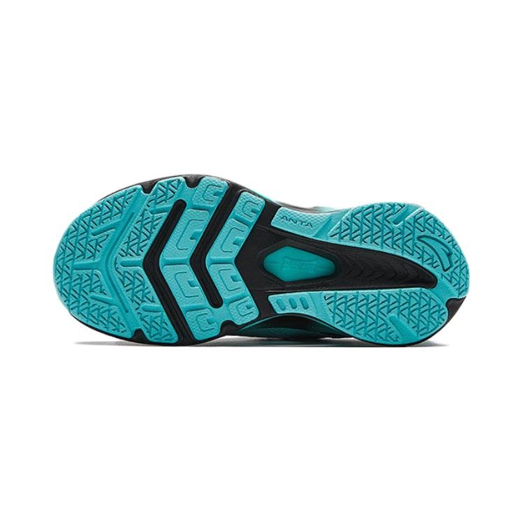 (PS) ANTA Running Series Sneakers'Black Teal' A312429999-1 - Image 4