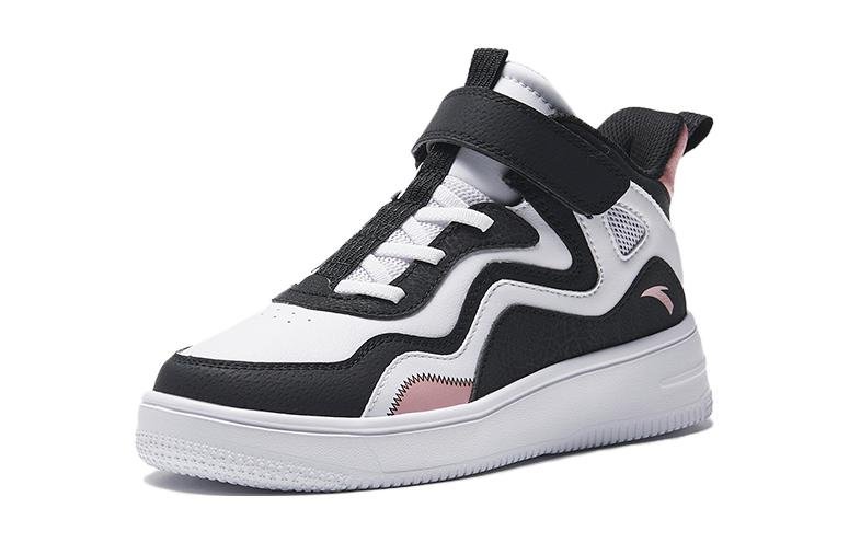 (GS) ANTA Skateboarding Series Sneakers High 'White Black Pink' A322338035-1 - Image 2