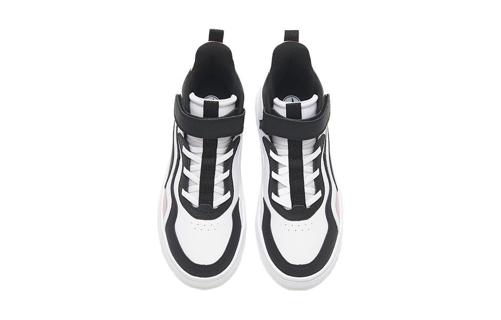 (GS) ANTA Skateboarding Series Sneakers High 'White Black Pink' A322338035-1 - Image 3