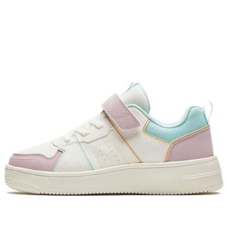 (GS) ANTA Skateboarding Series Sneakers 'White Pink Blue' A322418008-3