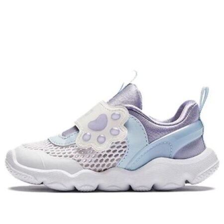 (TD) ANTA Running Series Sneakers Velcro 'White Purple Blue' A322420021-1
