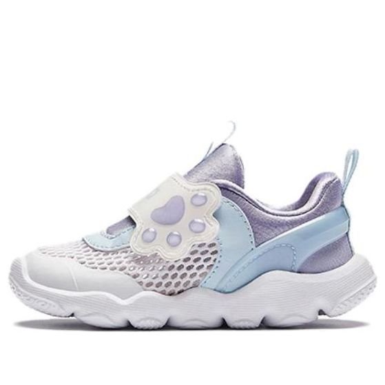 (TD) ANTA Running Series Sneakers Velcro 'White Purple Blue' A322420021-1