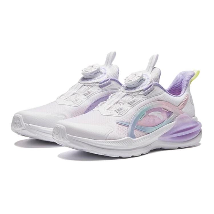 (GS) ANTA Running Series Sneakers 'White Purple Pink' A322425541-3 - Image 2