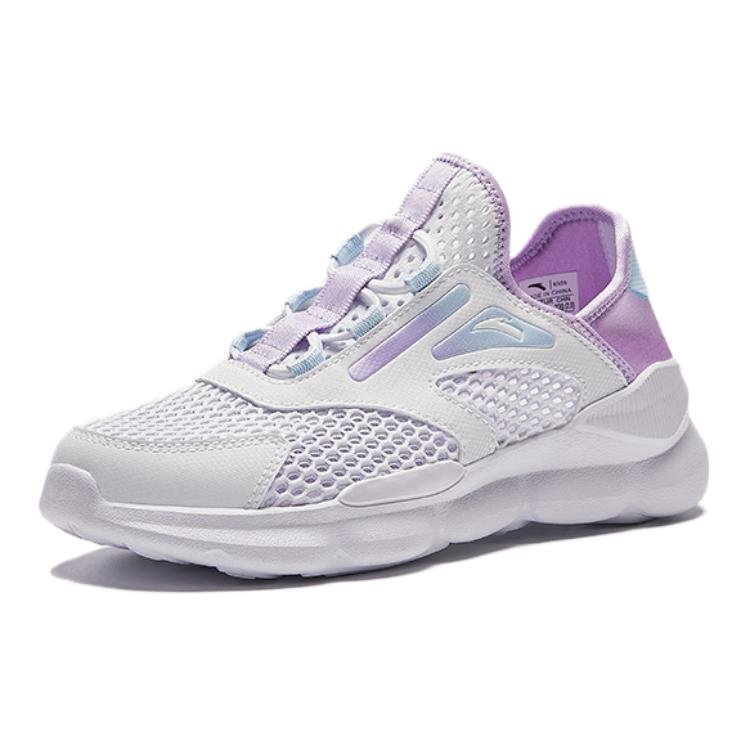(GS) ANTA Running Series Sneakers 'White Purple' A322428821-3 - Image 2
