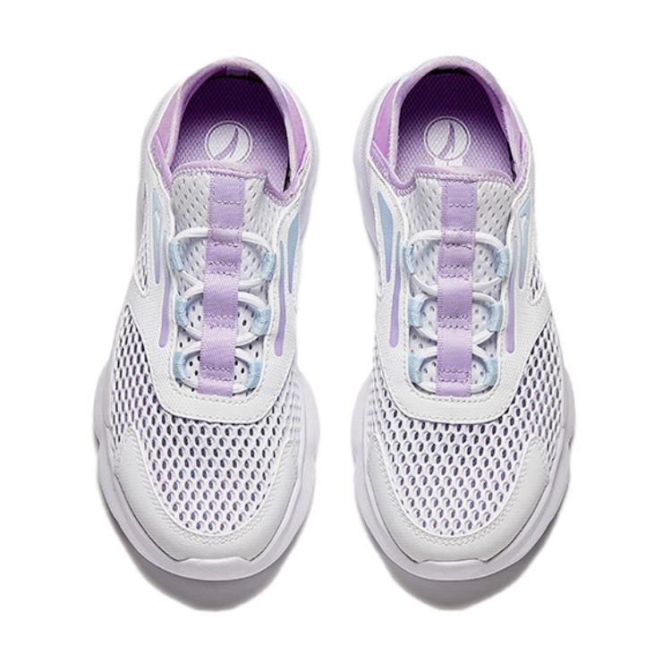 (GS) ANTA Running Series Sneakers 'White Purple' A322428821-3 - Image 3