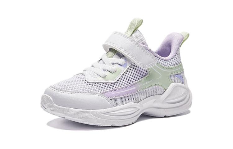 (PS) ANTA Running Series Sneakers 'White Purple Green' A322429977-2 - Image 2