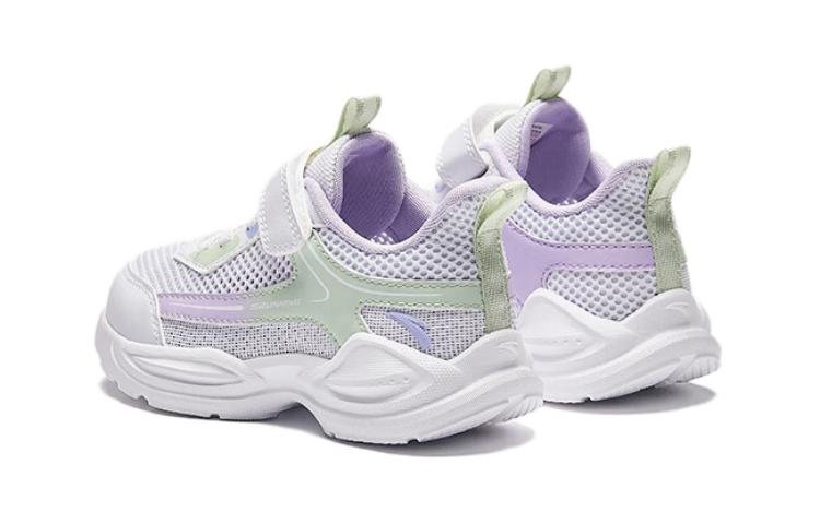 (PS) ANTA Running Series Sneakers 'White Purple Green' A322429977-2 - Image 3