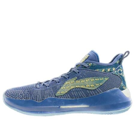 Li-Ning Yushuai XIII Premium Low Basketball Shoes 'Blue Yellow' ABAQ013-15