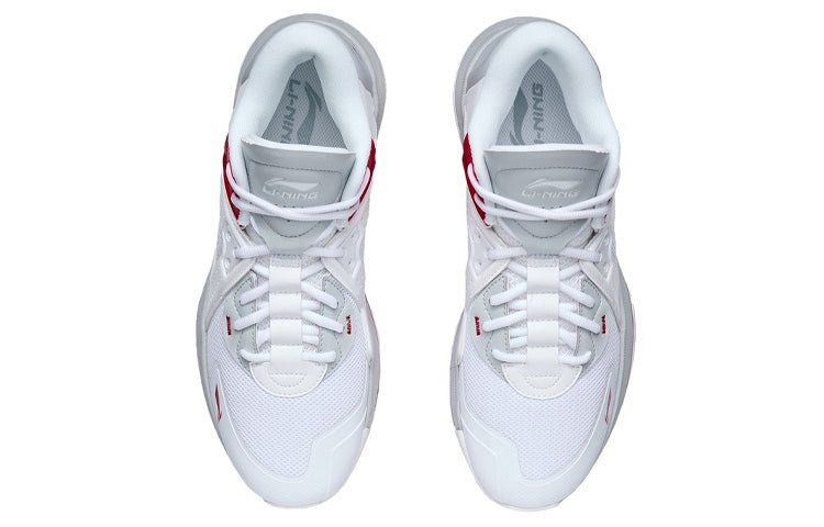 Li-Ning Team Emblem Mid 'White Red' ABAR117-1 - Image 4