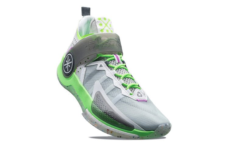 Li-Ning Wade Fission 7 'Grey Light Green' ABPR025-1 - Image 2