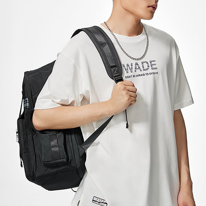 Li-Ning Way Of Wade Logo Backpack 'Black' ABSS185-1 - Image 8