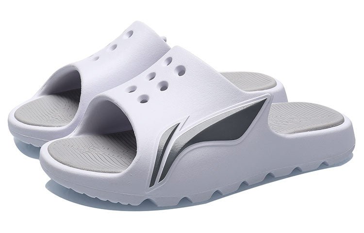 (WMNS) Li-Ning LNBB Slides 'White' ABTR006-1 - Image 4
