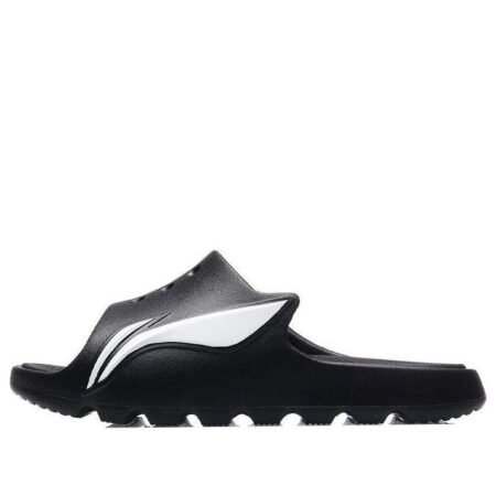 (WMNS) Li-Ning LNBB Basketball Slides 'Black White' ABTR006-2