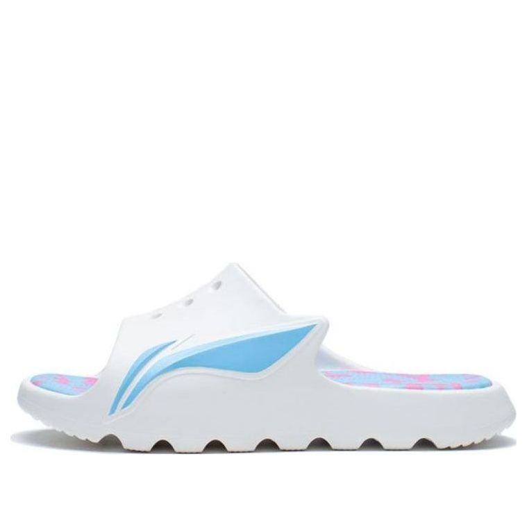(WMNS) Li-Ning LNBB Slides 'White Blue' ABTS004-3