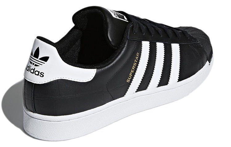 adidas originals Superstar Low-Top Sneakers Black AC8557 - Image 4
