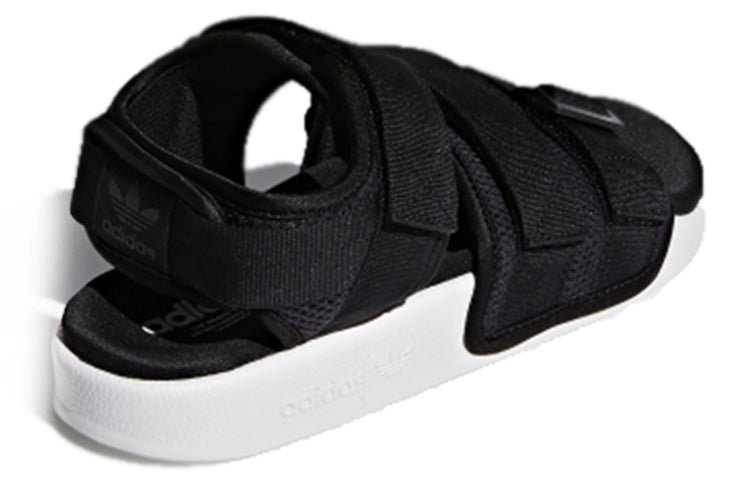 (WMNS) adidas originals originals Adilette 2.0 'Black White' AC8583 - Image 3