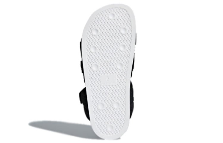 (WMNS) adidas originals originals Adilette 2.0 'Black White' AC8583 - Image 4