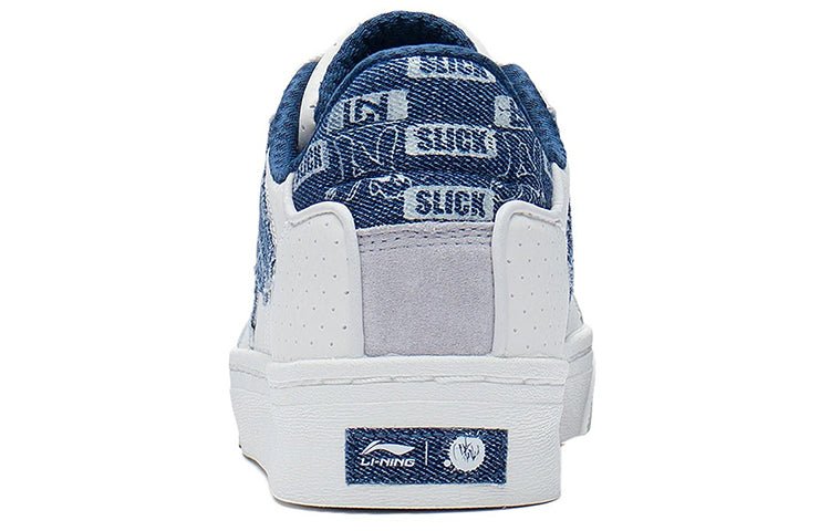 (WMNS) Li-Ning BadFive Wave 180 Low 'White Blue' AECS018-2 - Image 6