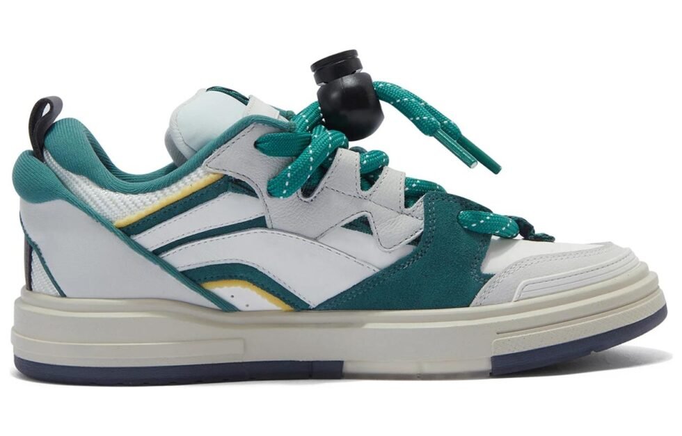 Li-Ning WeiWu Swag 'White Teal Green' AECT053-1 - Image 3