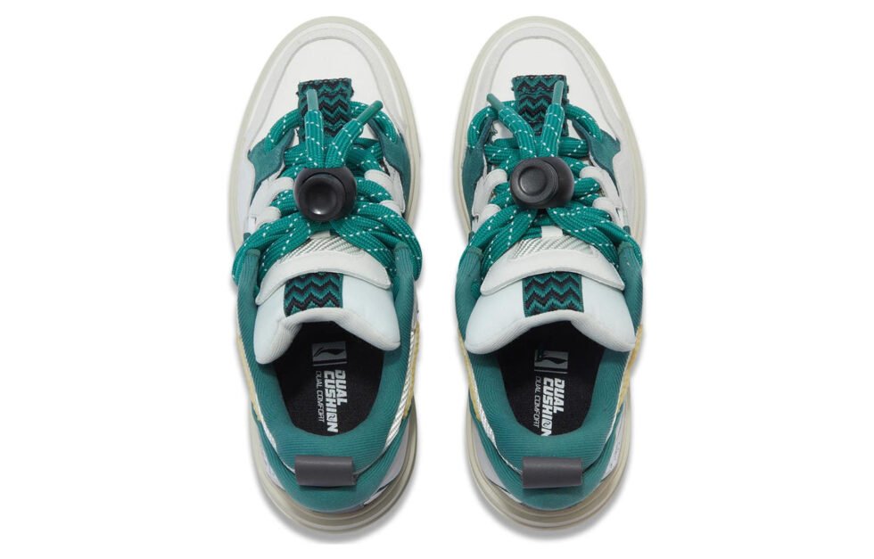 Li-Ning WeiWu Swag 'White Teal Green' AECT053-1 - Image 5