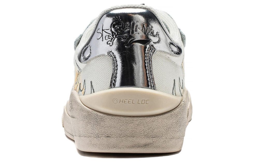 (WMNS) Li-Ning Skate General 'White Graffiti' AEPSA50-7 - Image 5