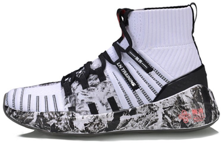 (WMNS) Li-Ning No Boundaries 2 High 'White Black' AFPQ048-1 - Image 2