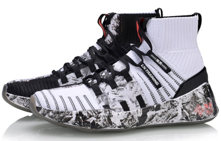 (WMNS) Li-Ning No Boundaries 2 High 'White Black' AFPQ048-1 - Image 4
