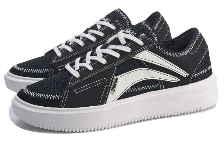 (WMNS) Li-Ning BadFive The Rebel 'Black White' AGBP022-1 - Image 3