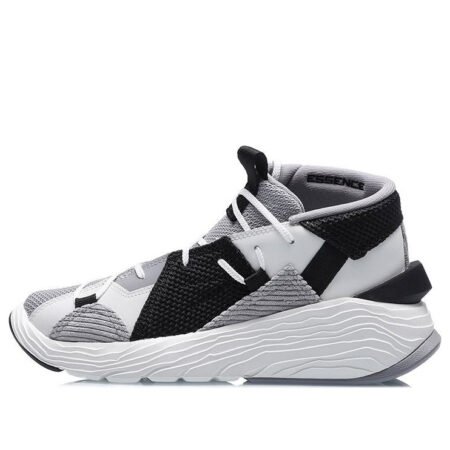 (WMNS) Li-Ning Kung Fu Winterized Sports Shoes 'Grey Black' AGBQ084-2