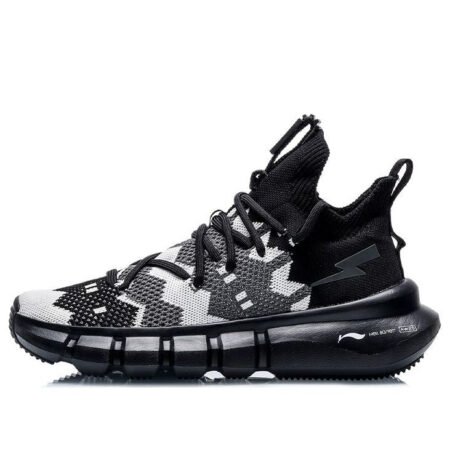 (WMNS) Li-Ning Essence 2.3 x Neil Barret 'Black White' AGBQ128-2