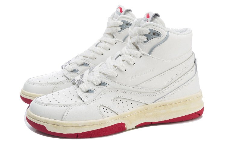 (WMNS) Li-Ning 937 Deluxe SP Hi 'White Red' AGBR026-1 - Image 4