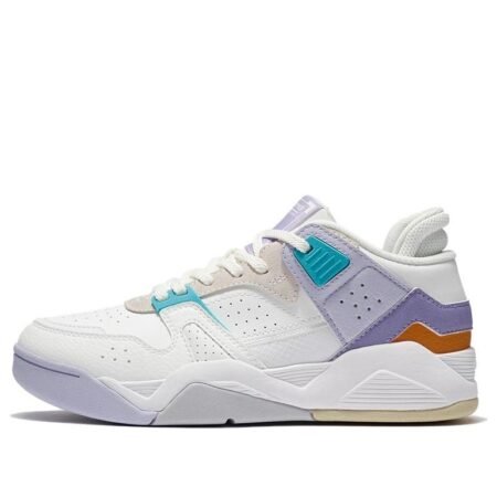 (WMNS) Li-Ning Retro Basketball Shoes 'White Multi' AGBS032-1