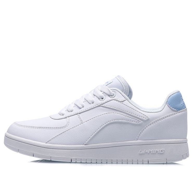 (WMNS) Li-Ning Classic Skateboarding Low 'White Blue' AGCP422-4