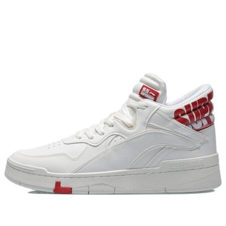 Li-Ning Superwave Mid 'White Red' AGCQ179-4