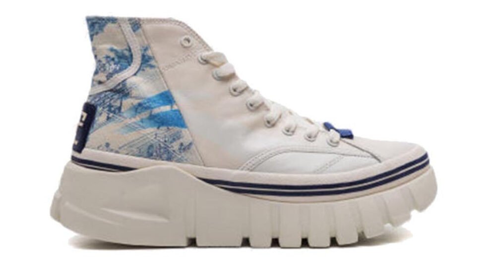 (WMNS) Li-Ning Wave Boot 'White Blue' AGCQ258-3 - Image 2