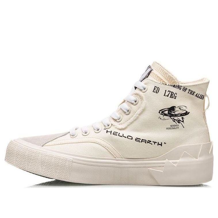 (WMNS) Li-Ning Counterflow Hello Earth 'White Beige' AGCQ472-4