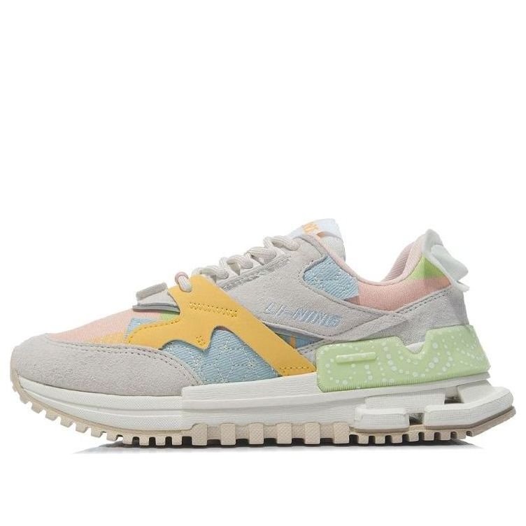 (WMNS) Li-Ning 001 Classic 'Grey Blue Yellow' AGCR122-6