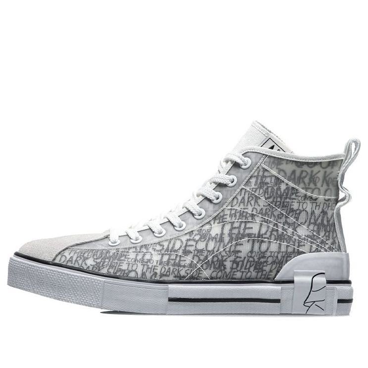 (WMNS) Li-Ning Classic Canvas Hi x Star Wars 'Grey White' AGCR182-1