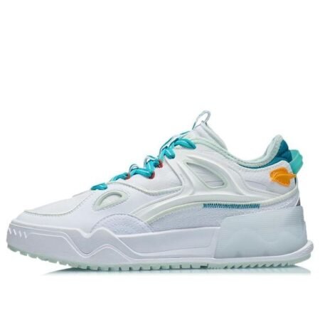(WMNS) Li-Ning Counterflow Low 'White Green Blue' AGCR290-2