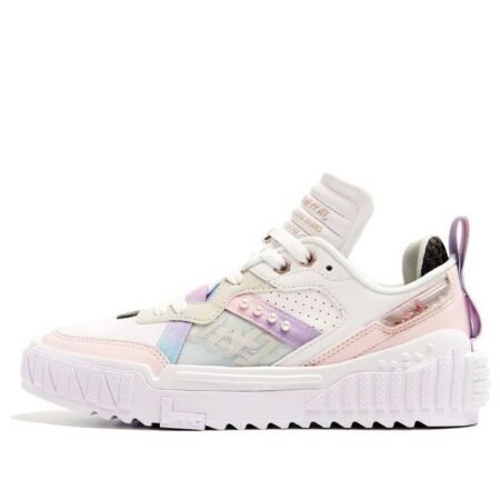 (WMNS) Li-Ning 001 Unblock Blossom 'White Light Grey' AGCR346-2