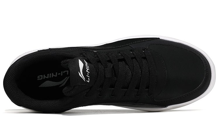 (WMNS) Li-Ning Classic Skateboarding 'Black White' AGCR470-3 - Image 3