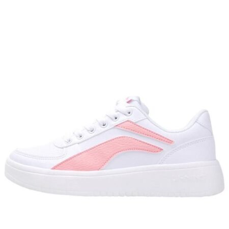 (WMNS) Li-Ning Classic Skateboarding 'White Pink' AGCR470-4