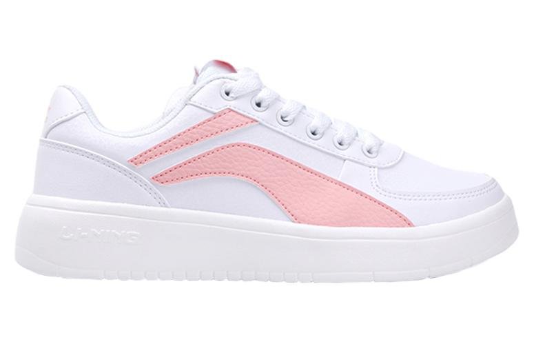 (WMNS) Li-Ning Classic Skateboarding 'White Pink' AGCR470-4 - Image 2