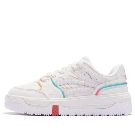(WMNS) Li-Ning Floating 'White Multi' AGCS078-3