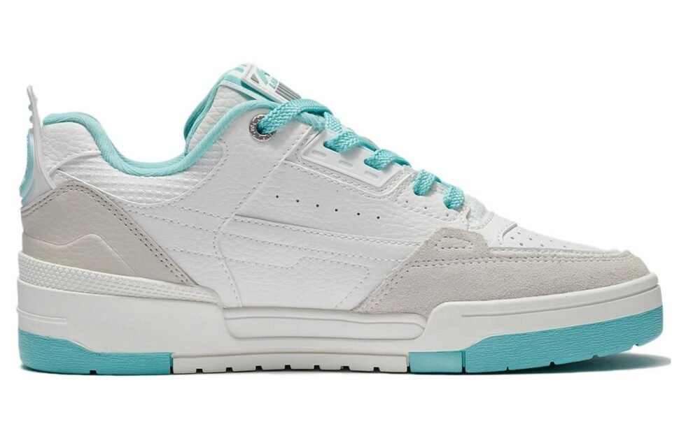 (WMNS) Li-Ning Brassy Monkey 'White Mint Blue' AGCS080-5 - Image 2