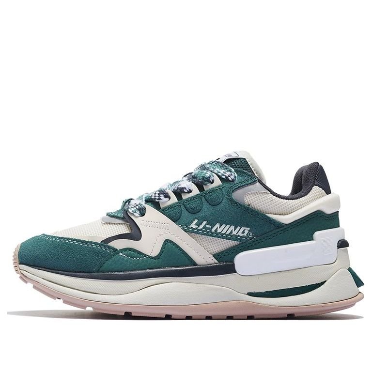 (WMNS) Li-Ning 001 Moment 3M 'Green White Tan' AGCS110-4