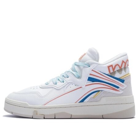 (WMNS) Li-Ning Mid Prm 'White Red Blue' AGCS152-4